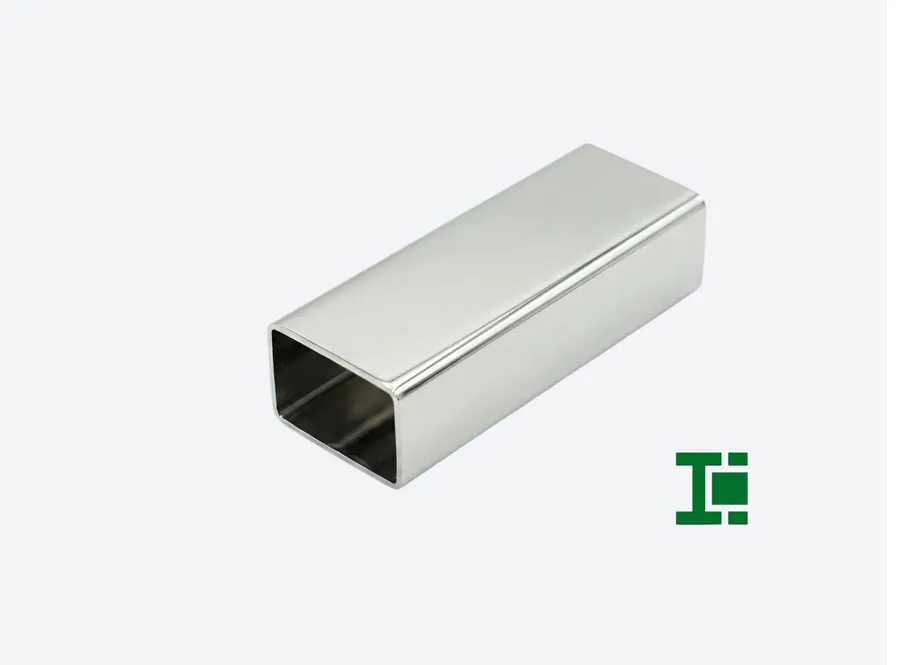 Tubo rectangular inoxidable